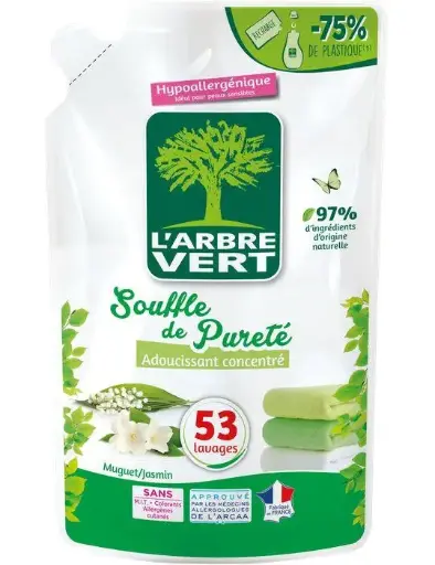 ​​Recharge adoucissant Végétal Touch (Souffle de Pureté) 800 ml