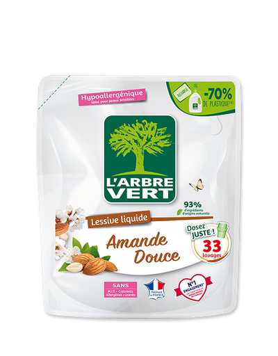 Recharge lessive liquide amande douce 33 doses 1,5 L 
