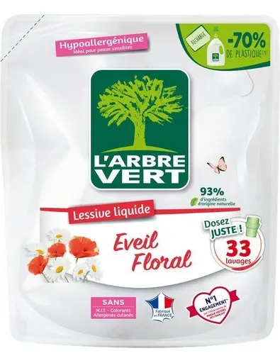 Recharge lessive liquide florale 33 doses 1,5 L 