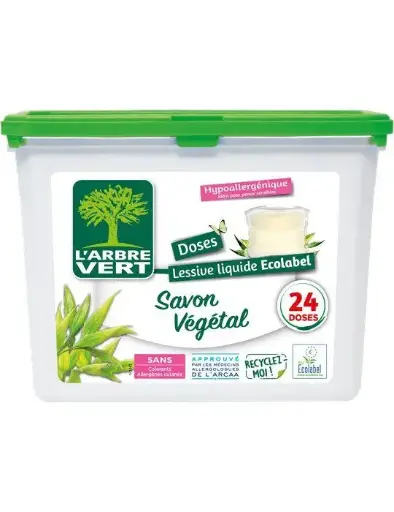 [AV28462] Capsules lessive liquide savon végétal 22 doses