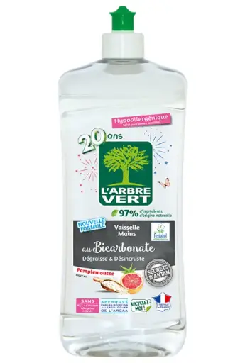 [AV30036] Liquide vaisselle au bicarbonate pamplemousse 750 ml