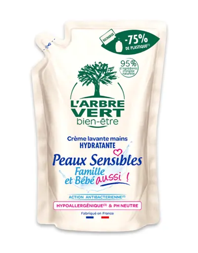 [AV29649] ​Recharge crème lavante main  sensibles 300 ml