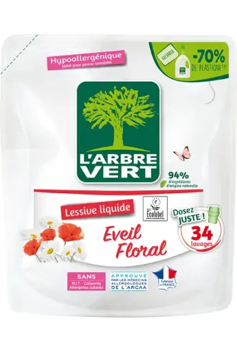 [AV30566C] Recharge lessive liquide florale 1,53 L - 34 lavages