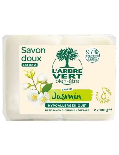[AV28510] ​​Savon doux Jasmin 2 x 100 g
