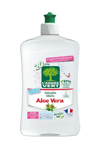 [AV30907C] ​​Vaisselle mains Aloe Vera 500 ml