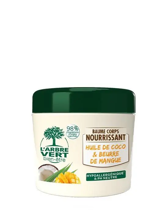 Baume pour le corps Nourrissant huile coco & beurre mangue 185 ml