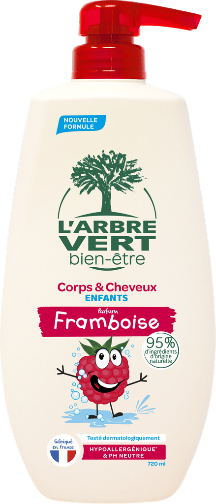 Corps & cheveux enfants - extraits framboise