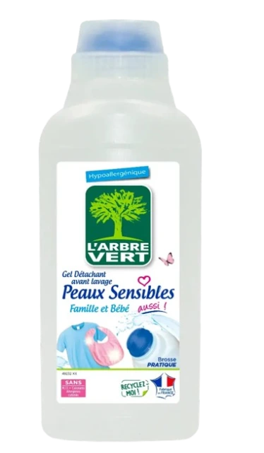 Détachant avant lavage gel peaux sensibles