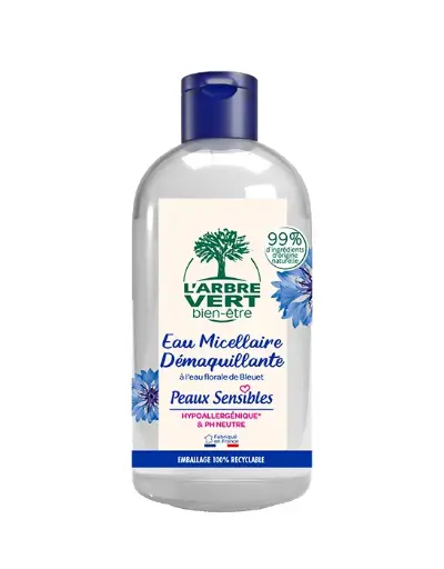 Eau démaquillante peaux sensibles 500 ml