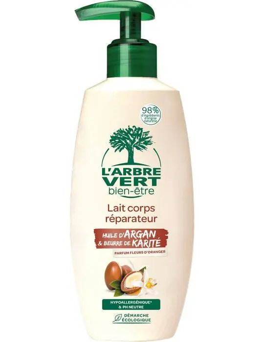 Lait pour le corps Réparateur huile d'argan & fleurs oranger 250ml