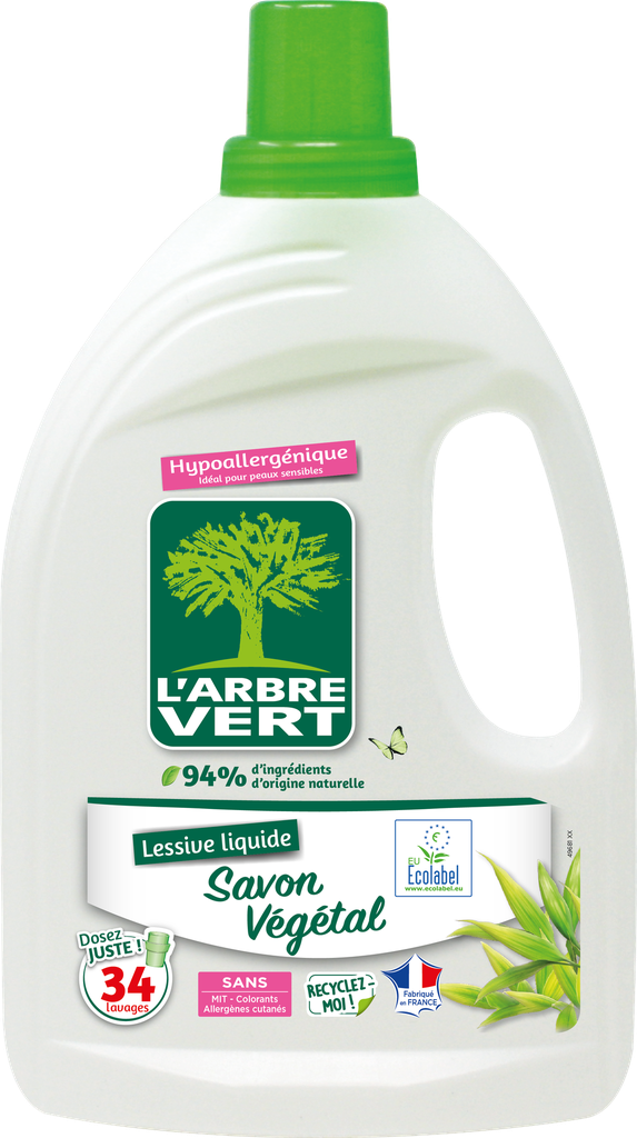 Lessive liquide végétale