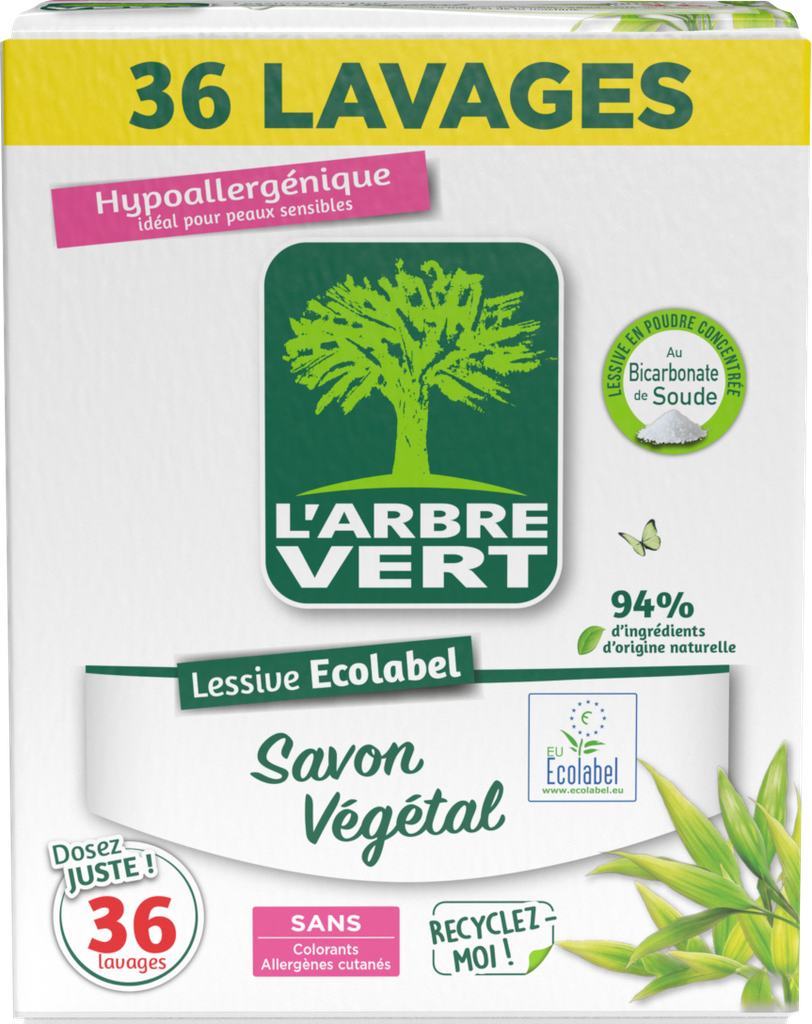 [AV30649C] Plantaardig waspoeder 1.8 kg