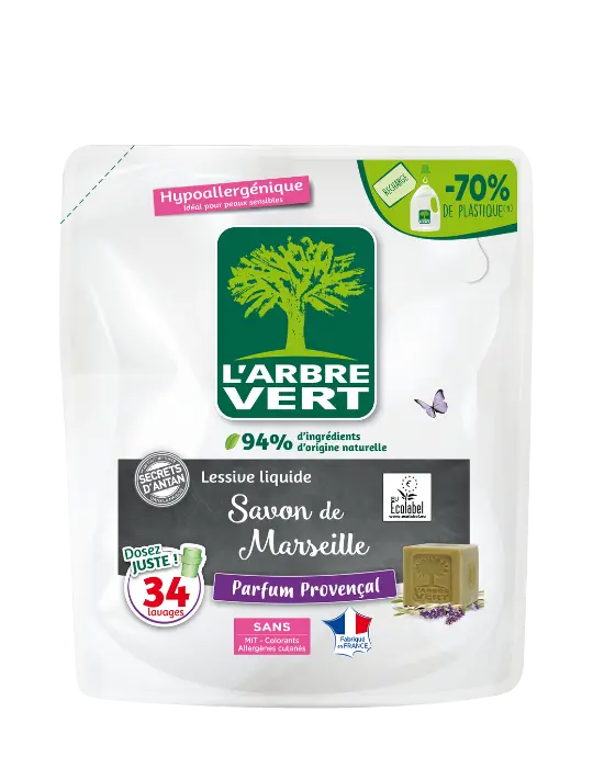 Recharge lessive liquide savon Marseille