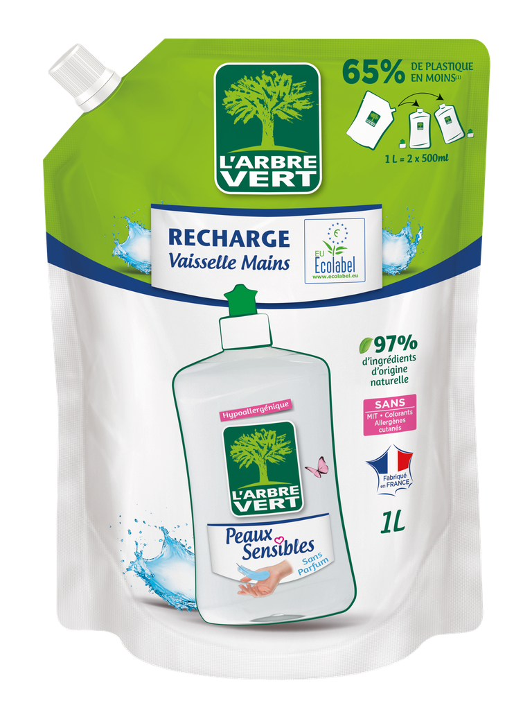 Navulling handafwas voor gevoelige huid