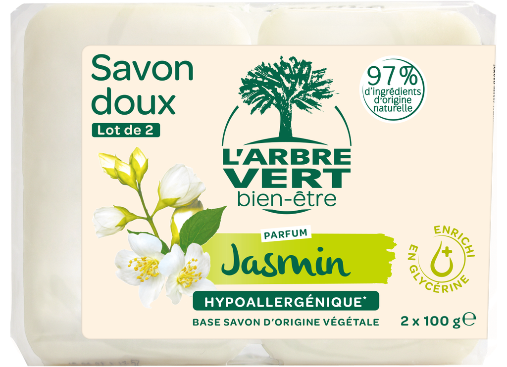 [AV28510] ​​Zachte Jasmijn Zeep 2 x 100 g