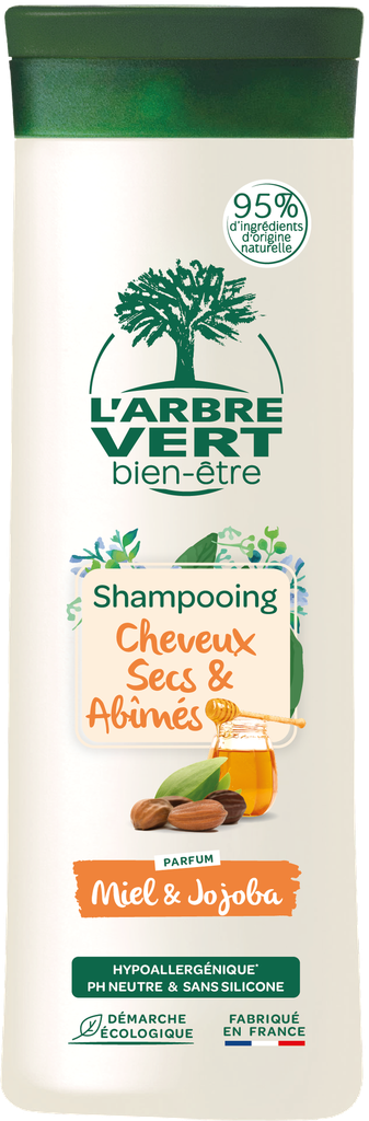 Shampoing NUTRITION(jojoba & miel) : cheveux secs & abîmés 250 ml