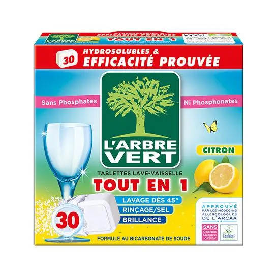 Tablettes hydrosolub. All in 1  citron 30 doses
