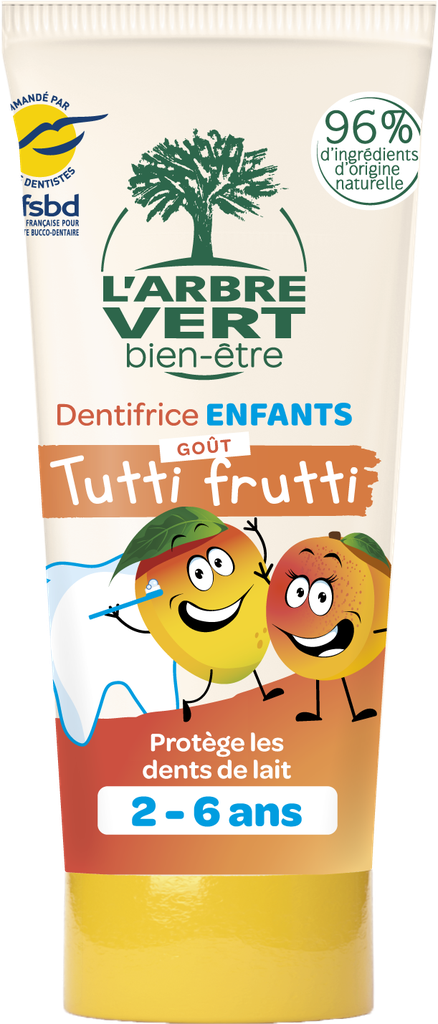 Dentifrice enfants 2-6 ans Tutti Frutti