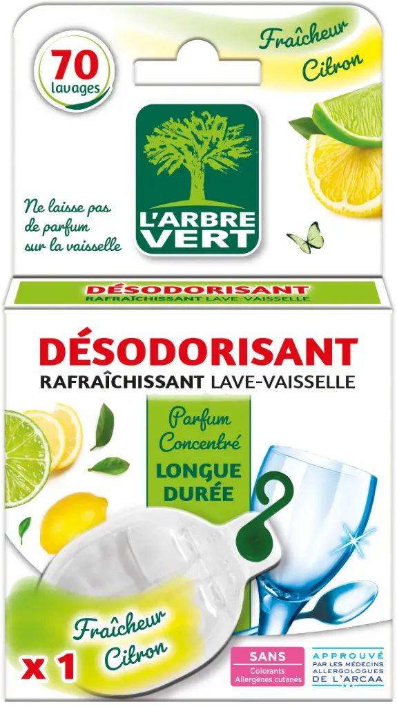 Désodorisant lave vaisselle 