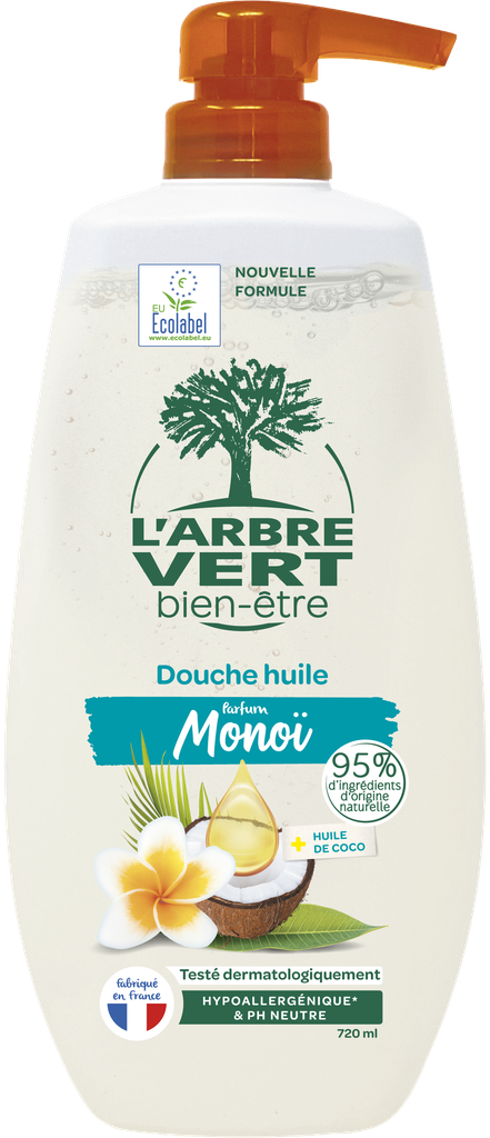 Huile de douche monoï 720 ml