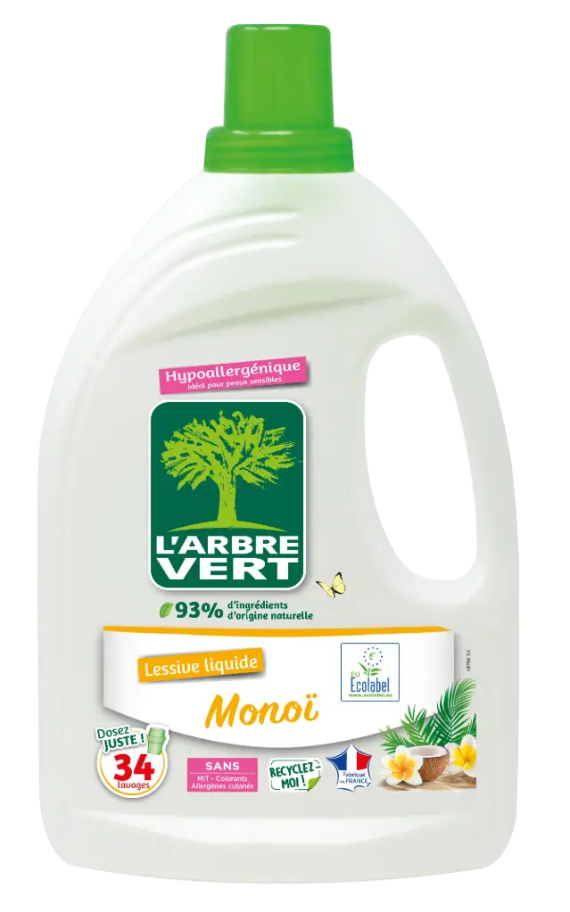 Lessive liquide monoï