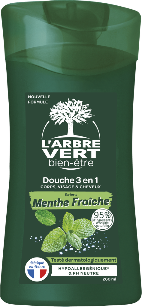[AV400543] 3 in 1 lichaam & haar voor mannen met verse munt 250 ml