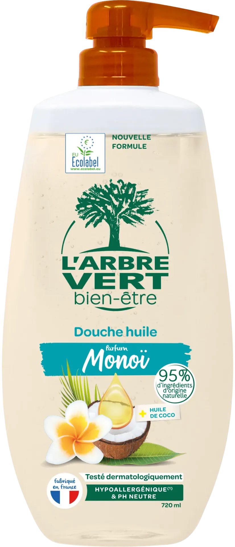 [AV400549] Douche huile Monoï & huile de coco - 720 ml ( nouvelle formule)