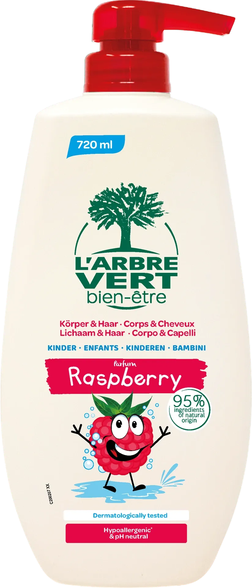 Corps & cheveux enfants - extraits framboise