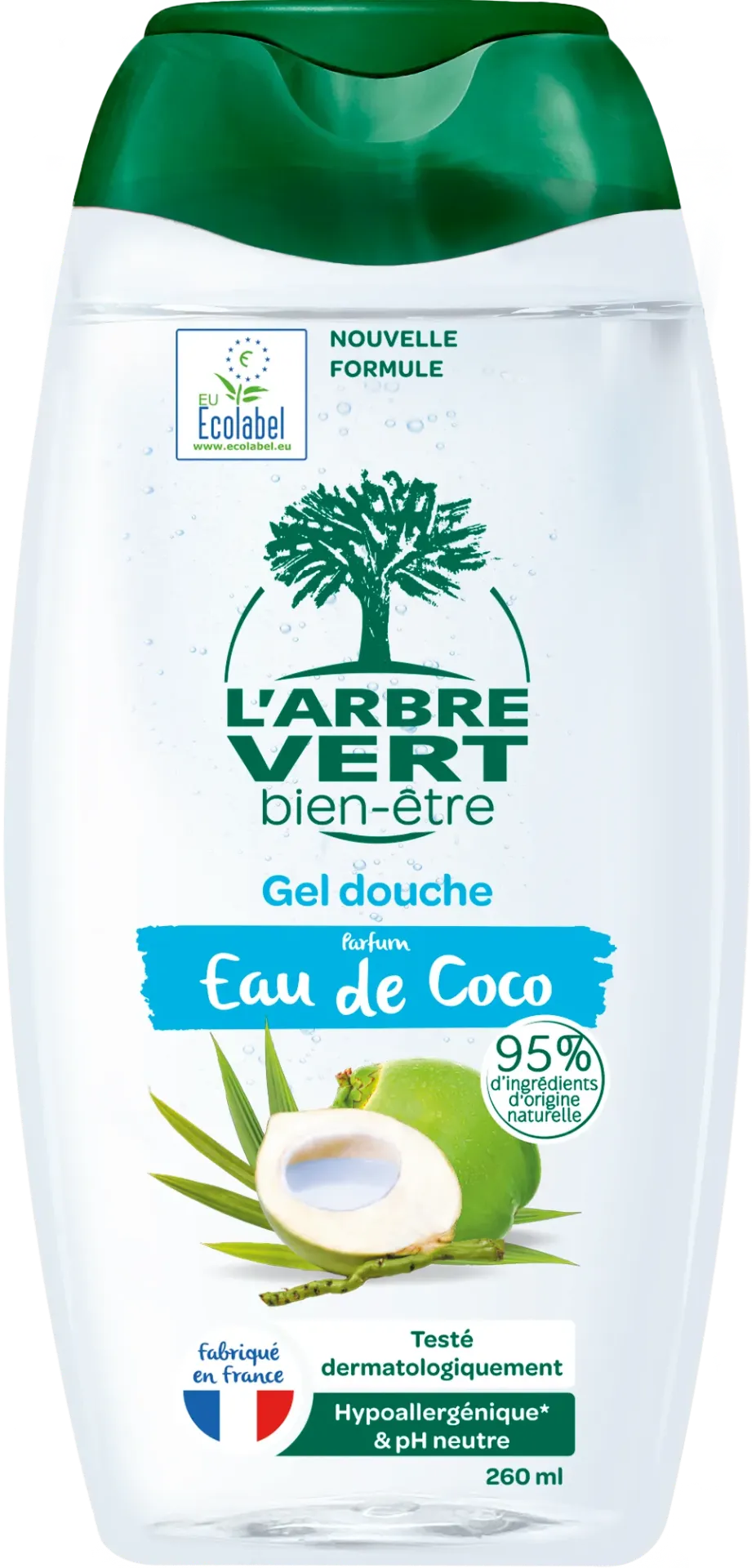 Crème de douche aux extraits de Coco - 260 ml