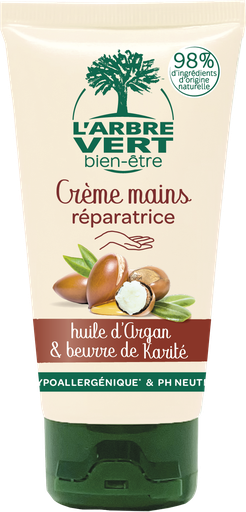 [AV29584] Crème réparatrice pour les mains huile argan et beurre de karité 75 ml