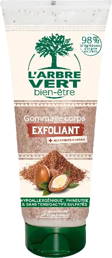 [AV29585] Gommage corps exfoliant régénérant huile et coque d'argan 250 ml