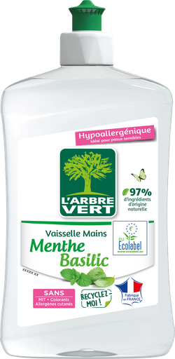 [AV30027] ​​Liquide vaisselle mains Menthe Basilic