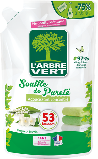 [AV29026] ​​Recharge adoucissant Végétal Touch (Souffle de Pureté) 800 ml