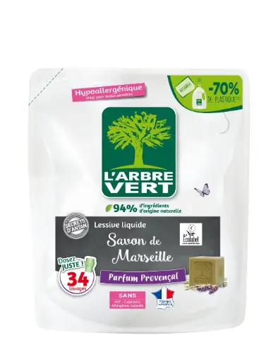 [AV30005] Navulling vloeibaar wasmiddel Marseille zeep