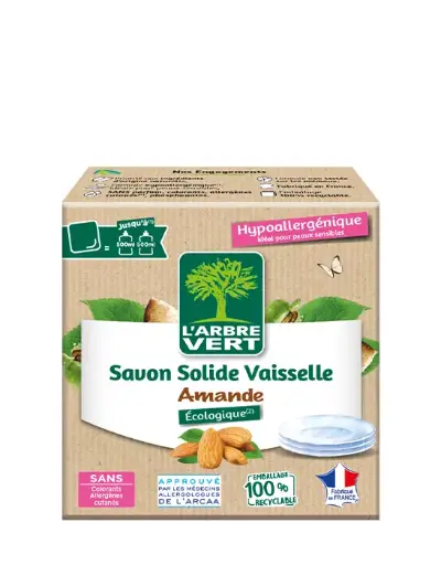 [AV30012] Savon vaisselle solide Amande  125 g