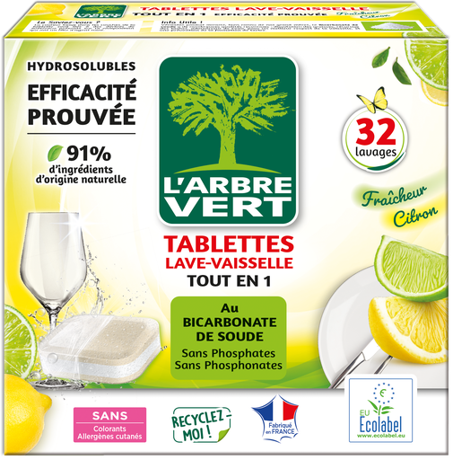 [AV30594] Tablettes lave-vaiselle tout-en-un Parfum citron 