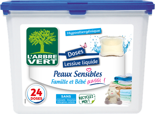 [AV30588] Doses lessive liquide peaux sensible 24 doses